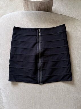 Marciano Zip Front Bandage Skirt